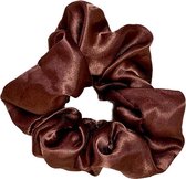 Satin - Scrunchie - Haaraccessoires - Brown