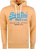 Superdry - Heren Hoodie - Vintage Logo -  Tri - Geel