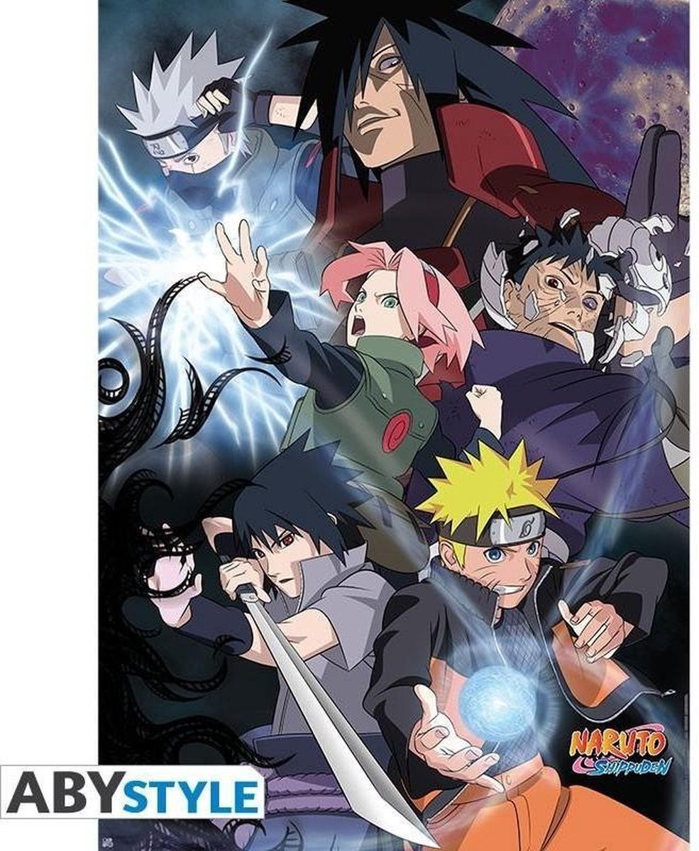 NARUTO SHIPPUDEN - Poster Group Ninja War (98x68)