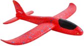 Zweefvliegtuig van Foam. Extra licht. Rood  |speelgoed vliegtuig | vliegtuig kinderen | Buitenspeelgoed vliegtuig | foam vliegtuig