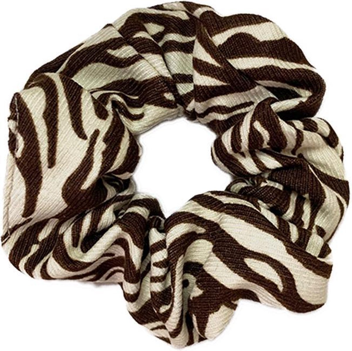Zebra - Scrunchie - Haaraccessoires - Brown