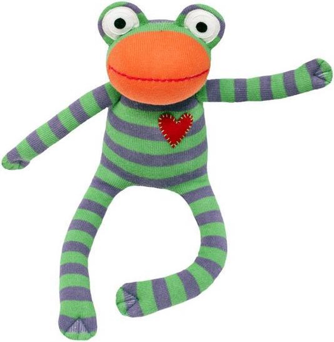 Knuffel - Doudou - Knuffelsok Kermit De Kikker - 40cm - Hickups