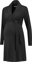 Love2Wait Zwangerschapsjurk met voedingsfunctie - Tencel - Zwart - XS