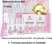 Iconsign  Uitgebreidde Wimperlifting Set - Snelste Lash Lift Set - 5 tot 8 minuten permanent en fixatie tijd - Vernieuwde Wimper Lifting Set  - Lashlift Set - Extra sterke lijm