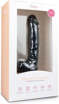 Realistische Dildo Met Balzak - 22,5 cm - Zwart - Sextoys - Dildo's  - Dildo - Dildo Normaal