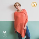 De Reuver Knitted Fashion PONCHO 100% NEDERLANDS (609)