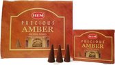 2 stuks - Wierook Amber - Amber Wierook - (HEM) - Amber - Wierook Kegeltjes Amber - Amber Wierook Kegeltjes - Wierook Cones Amber - Amber Wierook Cones - Incense Cones - 20 Kegeltj