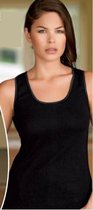 2 Stuks- Dames Hemd| Maat L, Kleur Zwart |Onderhemd |Katoen | hoge Kwaliteit |Nieuwe Collectie |Strak en comfortabel