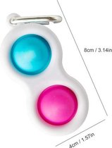 Simpel Dimple - Pop it - Fidget toys - Roze/Blauw