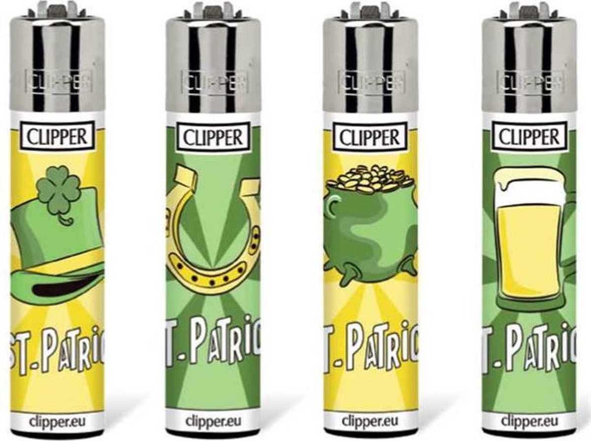 Goedkoopste Clipper Aansteker - St Patrick - 4 stuks