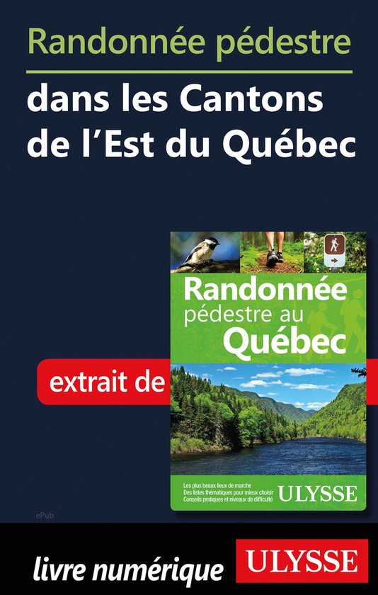 Randonnée pédestre dans les Cantons de l'Est du Québec - cover