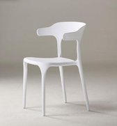 WESTWALL Stijlvolle DIANA Stoelen - Modern - set van 5 - wit