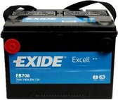 Exide Technologies Exide EB708 Excell 12V 70Ah CCA740 EN Auto Accu 3661024034685