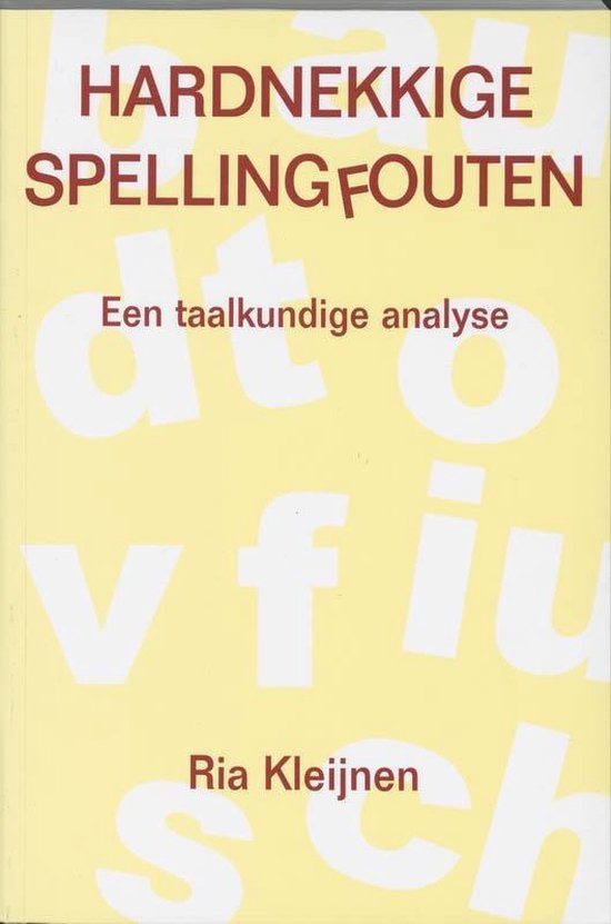 Hardnekkige spellingfouten