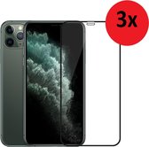 iPhone 12 Pro Full Screenprotector - iPhone 12 Pro Full Tempered Glass 3x