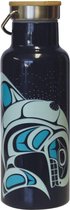 Dubbelwandige thermo drinkfles "Whale"