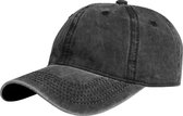 Washed cap black