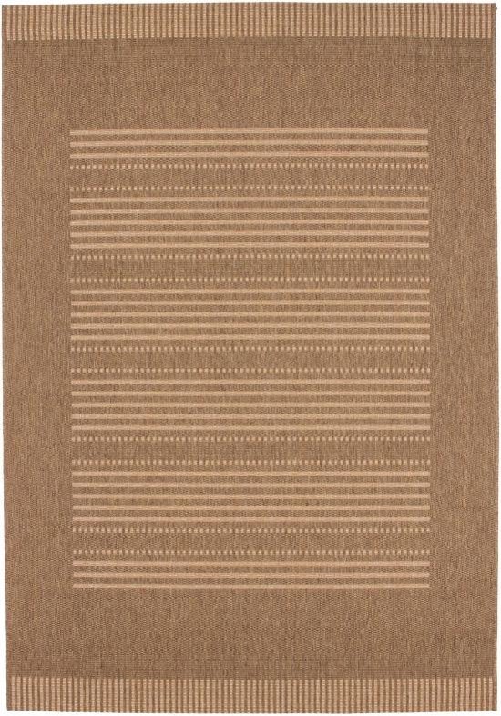 Lalee Finca- vloerkleed- karpet- sisal look- flat weave- laag polig- geweven- 160x230 cm koffie bruin