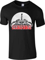 Scorpions Kinder Tshirt -Kids tm 8 jaar- Logo Zwart