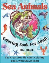Sea Animals Coloring Book For Adult