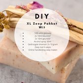 XL zeep pakket wit - Zeep maken - Zeep pakket - creatief cadeau - Inclusief handleiding!