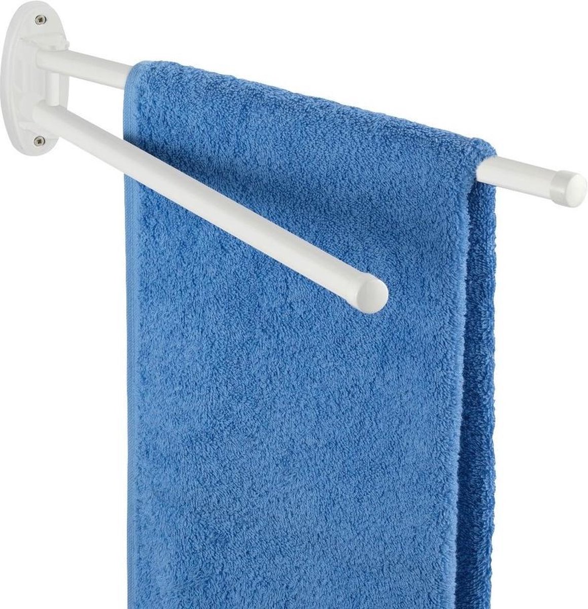 Wenko Handdoekhouder Basic 41 Cm Staal Wit