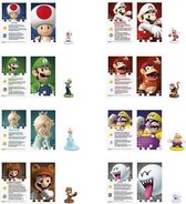 Nintendo 5 Mario Kart figuurtjes Monopoly (complete set) ca 3 cm