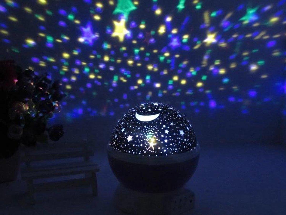 Mobstore Sterrenprojector Nachtlampje - LED Projector Bol Wit - Sterren Projector - Galaxy Projectie - Star Light - Sterrenhemel Snoezellamp - Slaaptrainer Baby - Nachtlampje Kinderen - Speelgoed Jongens en Meisjes - Projectorlampen - Babyprojectors – foto 6