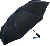 AOC ruime Mini paraplu - Seam - zwart/blauw