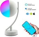 BrenLux  Tafellamp - Wifi smart tafellamp - Slimme tafellamp - Voice control lamp - Bureaulamp met stembesturing - Sfeerlamp met gsm besturing - Intelligente sfeerlamp