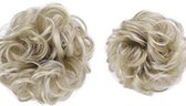 2x Hairbun Crunchie Haarstuk Updo Messybun LIGHT ASBLOND