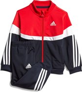 adidas Trainingspak - Maat 86  - Unisex - rood/donkerblauw/wit