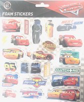 Disney PIXAR cars foam stickers met 22 stuks