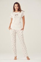 Pijadore - Dames Pyjama Set, Korte Mouwen - XL