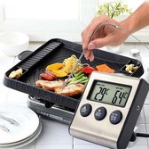 Keukenthermometer met Batterijen - Digitale Keuken Thermometer - Kernthermometer BBQ - Oventhermometer - Vleesthermometer - Draadloos