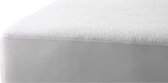 Deze vernieuwde Waterdicht Matrasbeschermer-Hoeslakenbadstof-Antibacteriëel-Rondom Elastiek is de ideale oplossing voor het beschermen van de matras tegen vloeistoffen -Wit-120x200