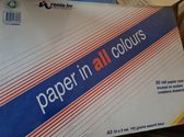 Wronia 50 vel knutsel papier A3 160grams assorti kleuren
