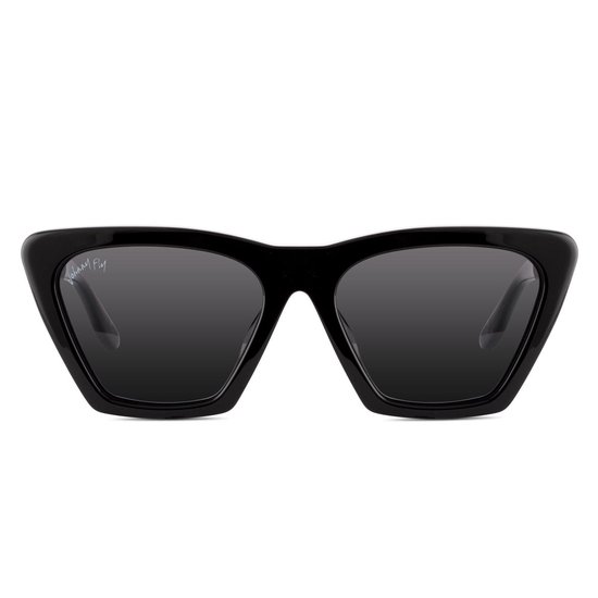 Johnny Fly Figure zonnebril - dames - Gloss Black - ecologisch van Johnny Fly — afbeelding 2