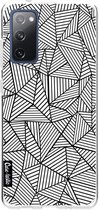 Casetastic Samsung Galaxy S20 FE 4G/5G Hoesje - Softcover Hoesje met Design - Abstraction Lines Print