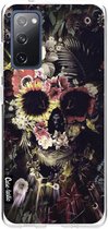Casetastic Samsung Galaxy S20 FE 4G/5G Hoesje - Softcover Hoesje met Design - Garden Skull Print