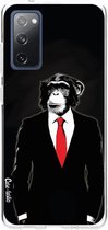 Casetastic Samsung Galaxy S20 FE 4G/5G Hoesje - Softcover Hoesje met Design - Domesticated Monkey Print