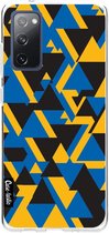 Casetastic Samsung Galaxy S20 FE 4G/5G Hoesje - Softcover Hoesje met Design - Mixed Triangles Print