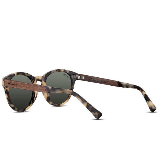 Johnny Fly Latitude zonnebril - dames en heren - White Tortoise - ecologisch van Johnny Fly — afbeelding 2