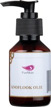 Purskin Knoflook Olie 200ML incl DermaRoller & Haarnet |100% Biologisch| Stimuleert Haargroei | Kale Plekken |Knoflookolie| Haarverzorging | Dikker haar