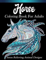 Horse Coloring Book For Adults