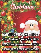 Christmas 235 Sudoku Puzzle Book Easy Sudoku Puzzle For Kids