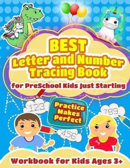 Best Letter and Number Tracing Book - cover
