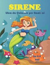 Sirene Libro da Colorare per Bambini dai 4-8 Anni