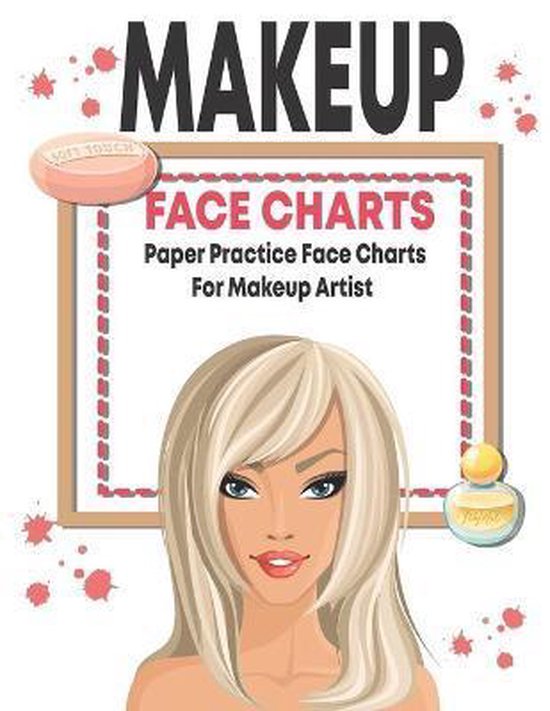 Makeup face charts paper practice face charts for makeup artist, Beauty