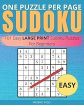 One Puzzle Per Page Sudoku - Easy